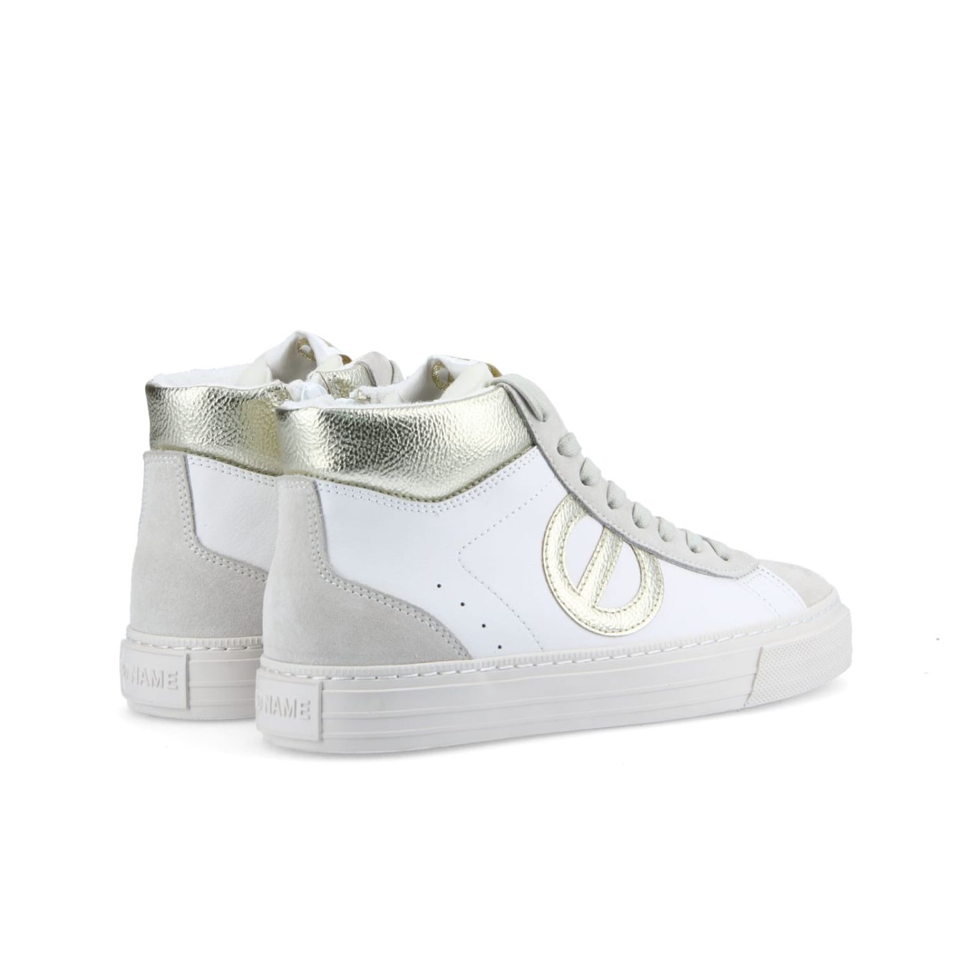 STRIKE MID CUT - NAPPA/FOLY - WHITE/GOLD